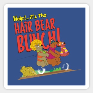 Hair Bear Bunch Magnet